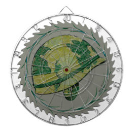 Militaire gecamoufleerde helm dartbord