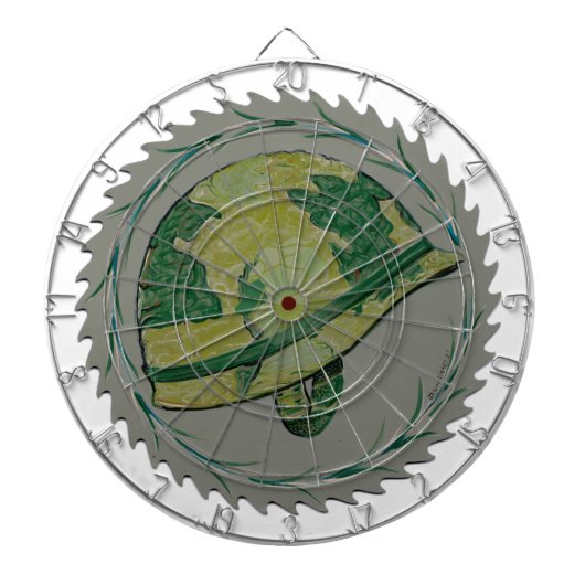 Militaire gecamoufleerde helm dartbord (Voorkant)