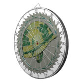 Militaire gecamoufleerde helm dartbord (Voorkant Rechts)