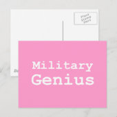 Militaire Geniusschenkingen Briefkaart (Voorkant / Achterkant)