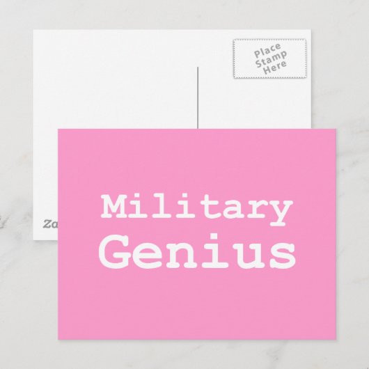 Militaire Geniusschenkingen Briefkaart (Voorkant / Achterkant)