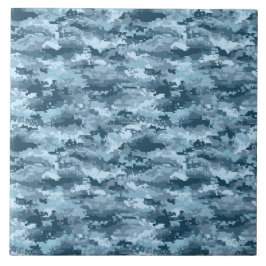 militaire gepixelde camouflagepatroon tegeltje