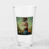 Militaire Giraffe Glass Tumbler (Voorkant)