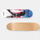 *~* Militaire Golf Golfer Rode Witte Blauwe Vlag Persoonlijk Skateboard (Horizontaal)