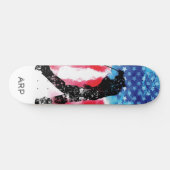 *~* Militaire Golf Golfer Rode Witte Blauwe Vlag Persoonlijk Skateboard (Horizontaal)