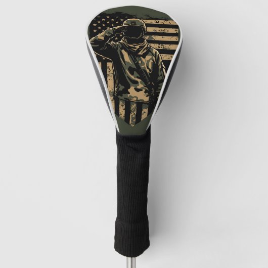 Militaire Golfheadcover (Voorkant)