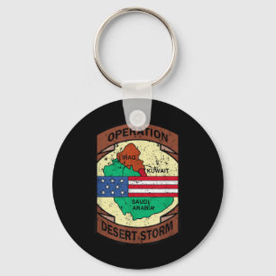 Militaire Golfoorlog Operation Desert Storm USA Sleutelhanger