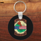 Militaire Golfoorlog Operation Desert Storm USA Sleutelhanger (Voorkant)