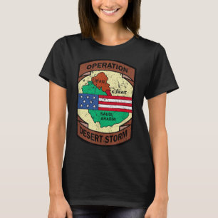 Militaire Golfoorlog Operation Desert Storm USA T-shirt