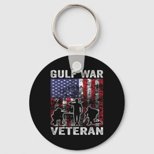 Militaire Golfoorlog veteraan VS Sleutelhanger