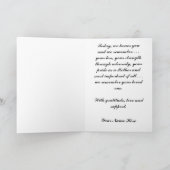 Militaire Gouden Ster Moederdag Hart Kaart (Binnen)