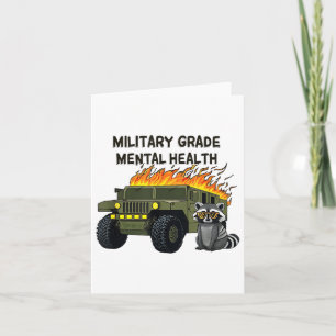 Militaire Grade Geestelijke Gezondheid Bewustzijn Kaart