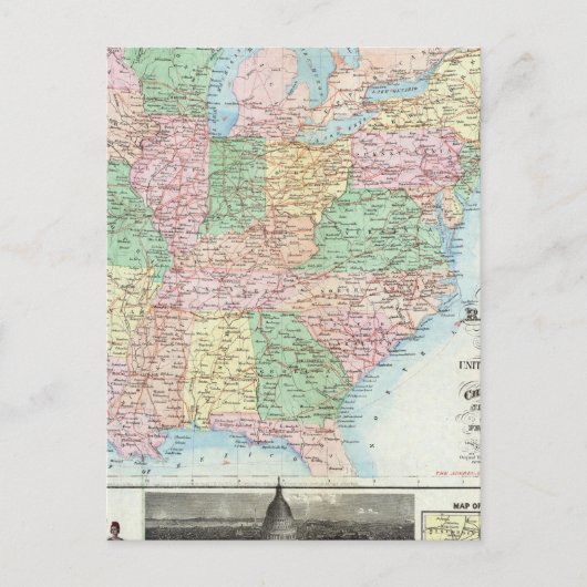 Militaire grafiek van de Unie Briefkaart (Voorkant)