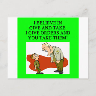 militaire grap briefkaart