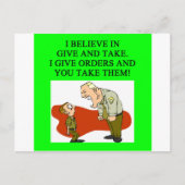 militaire grap briefkaart (Voorkant)