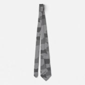 Militaire grijze camouflage stropdas (Achterkant)