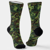 Militaire Groene Camo-Sokken Sokken (Gebogen)