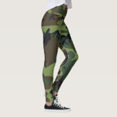 Militaire groene camouflage damesleggings leggings (Rechts)