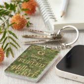 Militaire groene camouflage glitter camo naam sleutelhanger (Voorkant Rechts)