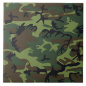 Militaire groene camouflage tegeltje (Voorkant)