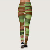 Militaire Groene en Bruine Leggings (Achterkant)