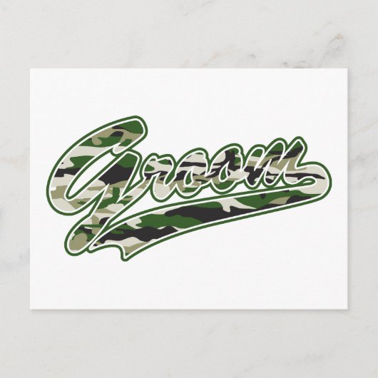 Militaire groepering Camouflage Briefkaart (Voorkant)