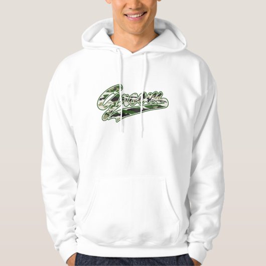 Militaire groepering Camouflage Hoodie (Voorkant)