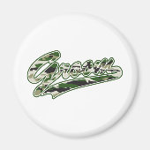 Militaire groepering Camouflage Magneet (Voorkant)