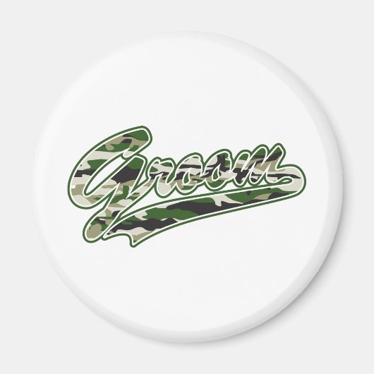 Militaire groepering Camouflage Magneet (Voorkant)