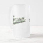 Militaire groepering Camouflage Matglas Bierpul (Voorkant links)