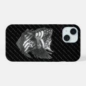 Militaire & Handhaving Professionele Eer Plicht iPhone 15 Case (Achterkant horizontaal)