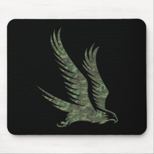 Militaire Havik Camouflageprint Roofdier Vogel Vet Muismat