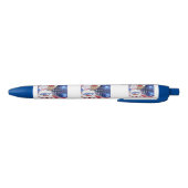 Militaire held Weimaraner Schrijfpen Blauwe Inkt Pen (Bodem)