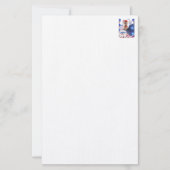 Militaire held Weimaraner Stationery Briefpapier (Voorkant)