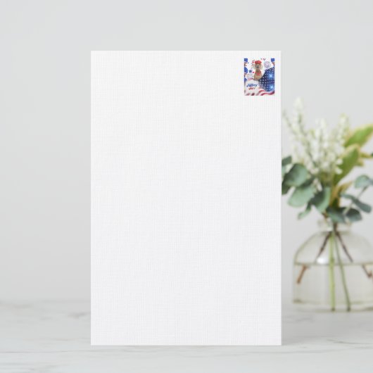 Militaire held Weimaraner Stationery Briefpapier (Staand voorkant)