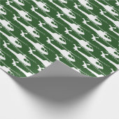 Militaire helikopter piloot Army Green Cadeaupapier (Hoek)