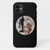 Militaire helikopter tegen de maan bij het Hoesje  (Achterkant)