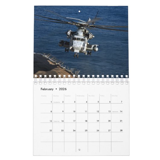 Militaire helikopters kalender (Feb 2026)