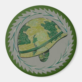 Militaire helm magneet