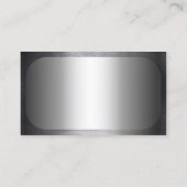 Militaire Hond Label Faux Metal Visitekaartje (Achterkant)