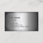 Militaire Hond Label Faux Metal Visitekaartje (Voorkant)