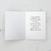 Militaire honden- en witte rozensympathie kaart (Binnen)