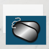 militaire hondentags (Voorkant / Achterkant)