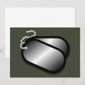 militaire hondentags (Voorkant / Achterkant)