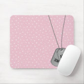 Militaire hondenzakken op de Muismat Polka Dots (Met muis)