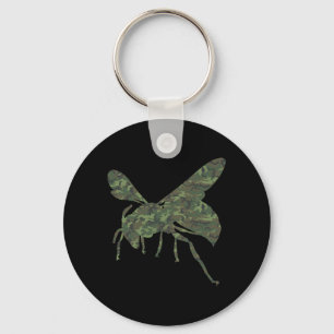 Militaire Hornet Camo Print Insect Wesp Veteraan M Sleutelhanger
