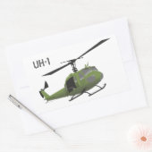 Militaire Huey Helikopter Sticker (Envelop)