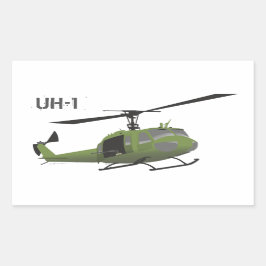 Militaire Huey Helikopter Sticker