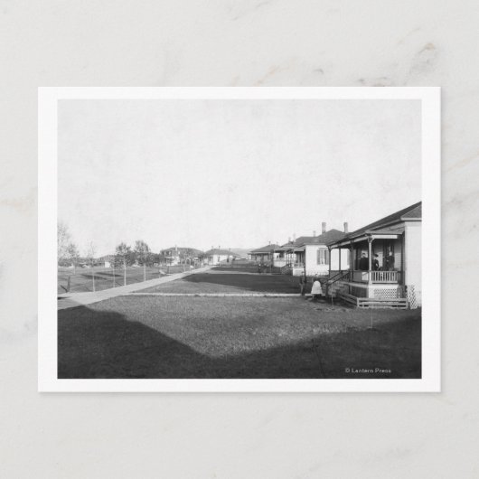 Militaire huizen in het woongebied Fort Meade Briefkaart (Voorkant)