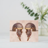 Militaire huls van de Oudheid Roman Briefkaart (Staand voorkant)